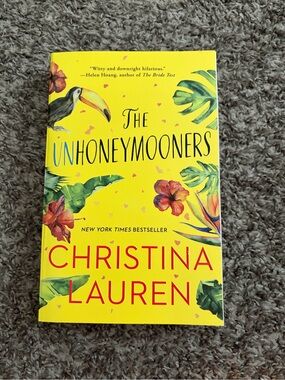 The Unhoneymooners by Christina Lauren - Bright Yellow Floral Cover